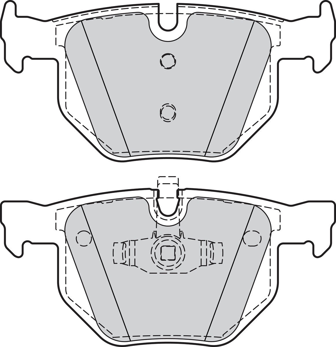 Jeu de 4 plaquettes de frein VALEO ref. 302075
